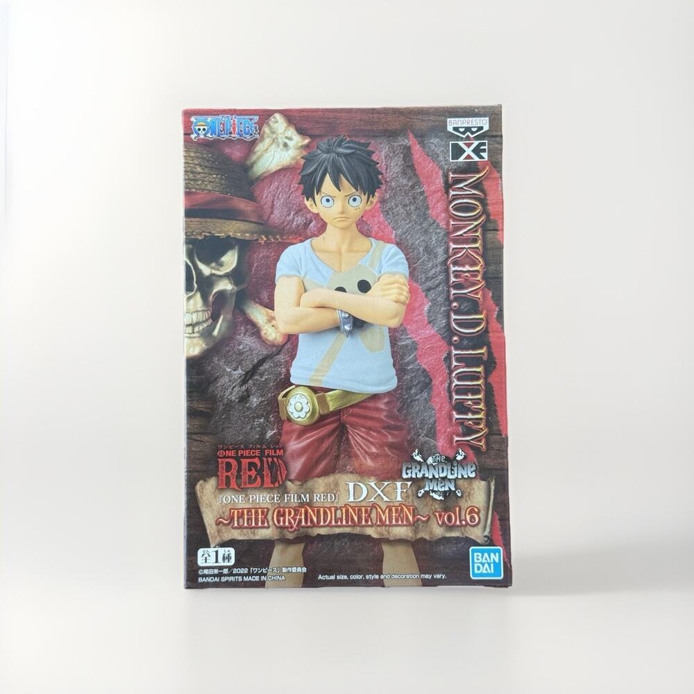 One Piece FILM RED The Grand Line Men vol.6 Banpresto Dxf Monkey D Luffy Figure